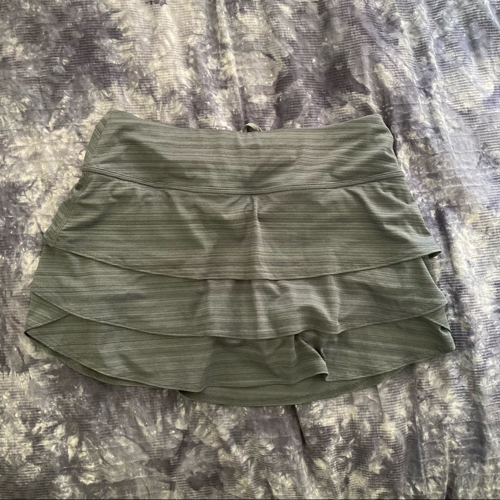 Athleta Heather Navy Tennis Mini Skort